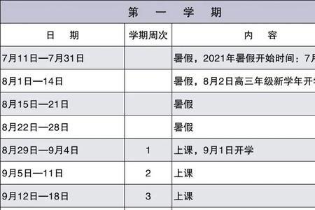 2022年深圳开学时间