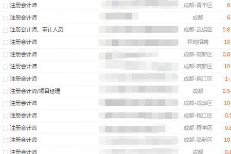 兰州注册会计师收入多少