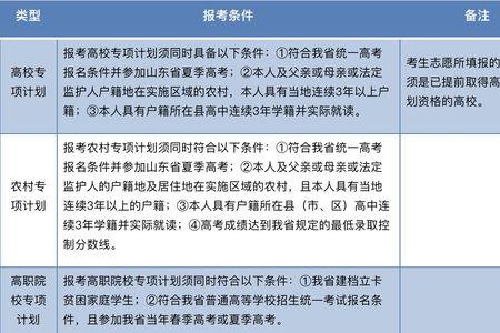 农村学校教师专项计划报名条件