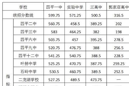 2015年吉林市中考总分