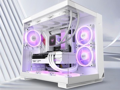 超频三推出创新型电脑机箱：无立柱设计、高透玻璃材质